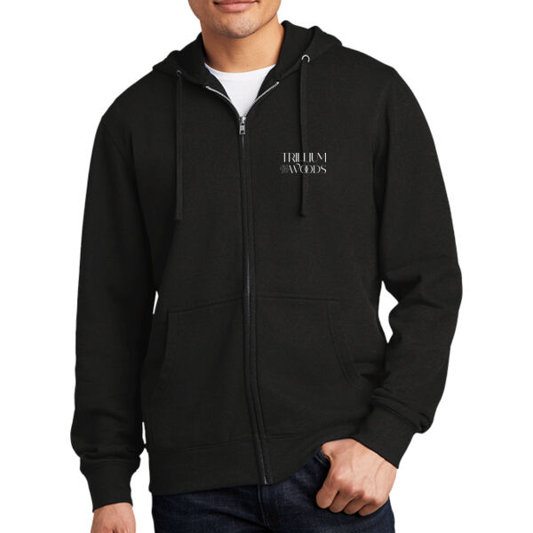 Trillium Woods Printed - Fleece Full Zip Hoodie Thumbnail