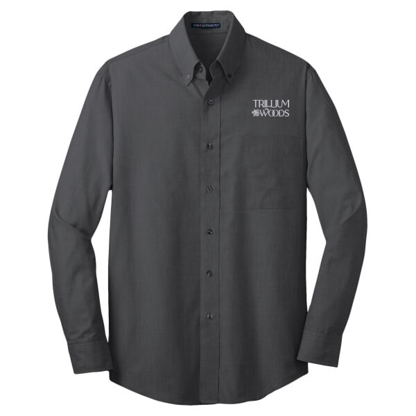 Trillium Woods Embroidered - Crosshatch Easy Care Shirt Thumbnail