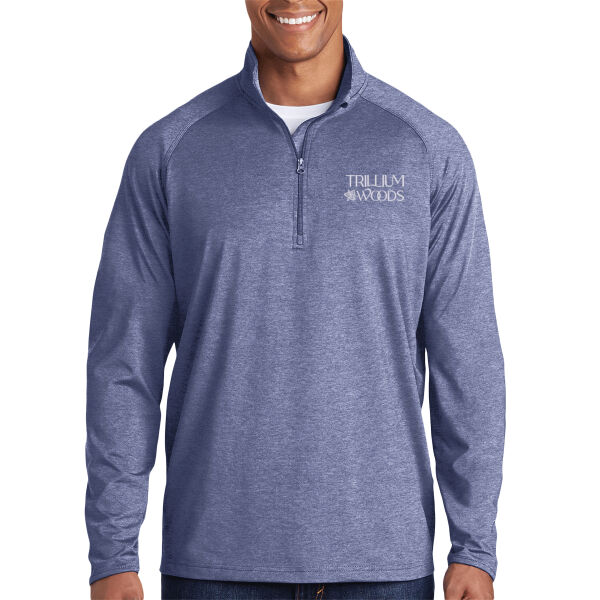 Trillium Woods Embroidered - Sport Wick ® Stretch 1/4 Zip Pullover Thumbnail