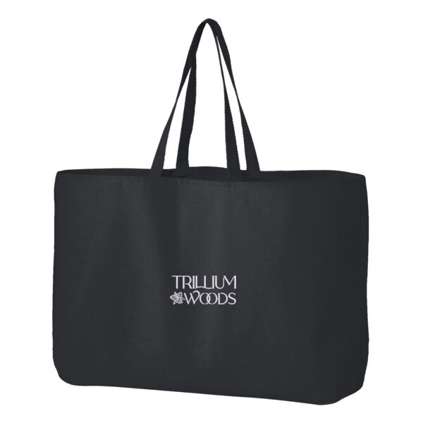 Port Authority Trillium Woods Embroidered- - Ideal Twill Jumbo Tote Thumbnail