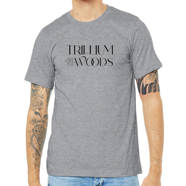 Bella + Canvas Trillium Woods Printed- - Unisex Heather CVC Short Sleeve Tee Thumbnail