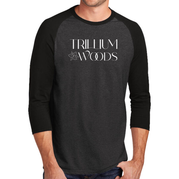 District Trillium Woods Printed- - Perfect Tri ® 3/4 Sleeve Raglan Thumbnail