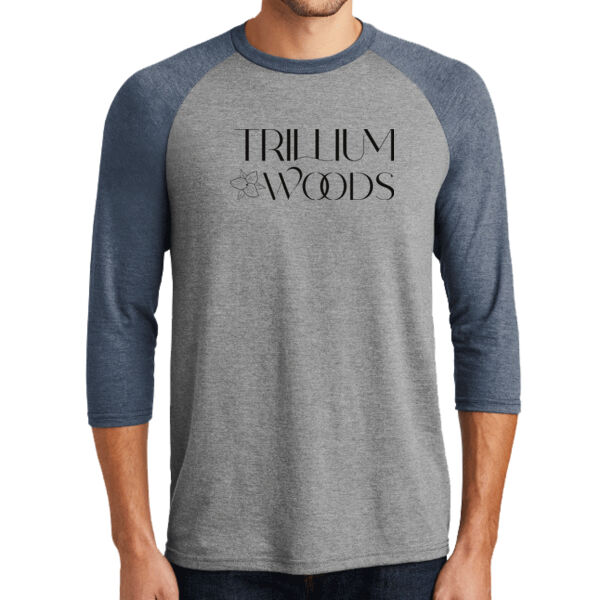 District Trillium Woods Printed- - Perfect Tri ® 3/4 Sleeve Raglan Thumbnail