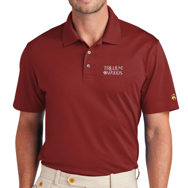 Brooks Brothers Trillium Woods Embroidered- - Mesh Pique Performance Polo Thumbnail