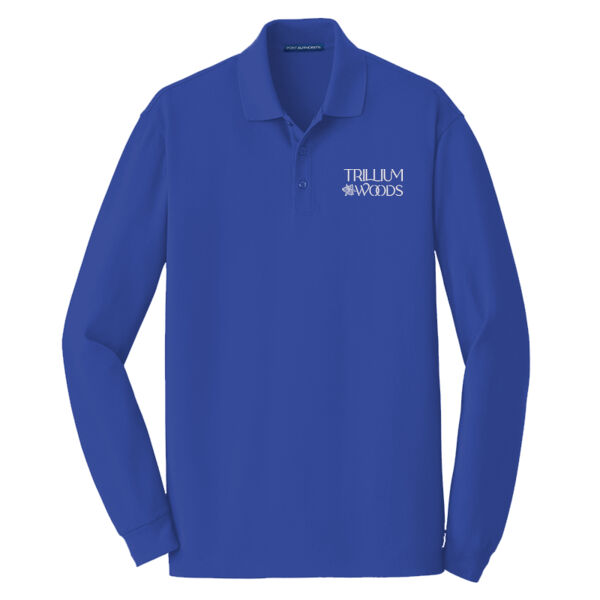 Port Authority Trillium Woods Embroidered- - EZCotton ® Long Sleeve Polo Thumbnail