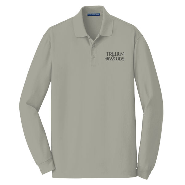 Port Authority Trillium Woods Embroidered- - EZCotton ® Long Sleeve Polo Thumbnail