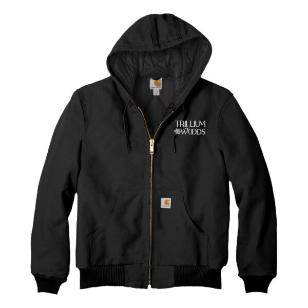 Carhartt Trillium Woods Embroidered- - Quilted Flanne Lined Duck Active Jac Thumbnail