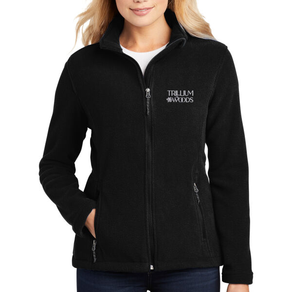 Port Authority Trillium Woods Embroidered- - Women's Value Fleece Jacket Thumbnail