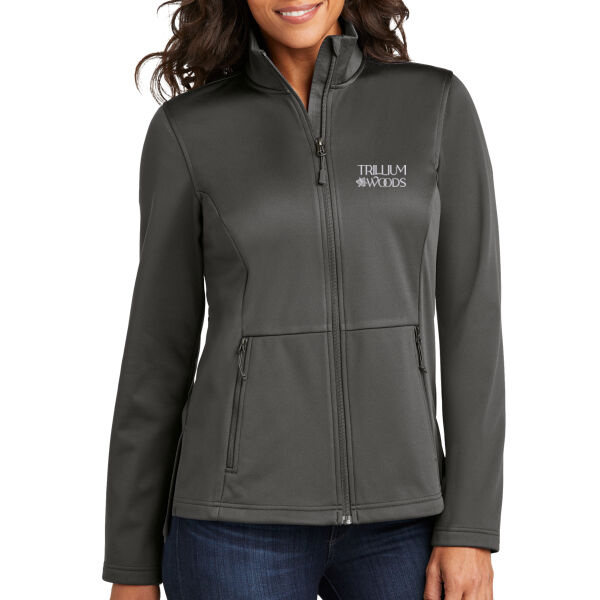 Port Authority Trillium Woods Embroidered- - Women's Flexshell Jacket Thumbnail