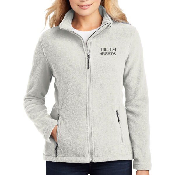 Port Authority Trillium Woods Embroidered- - Women's Value Fleece Jacket Thumbnail