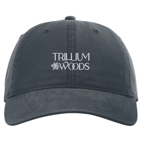 Richardson Trillium Woods Embroidered- - Peach Twill Dad Hat Thumbnail