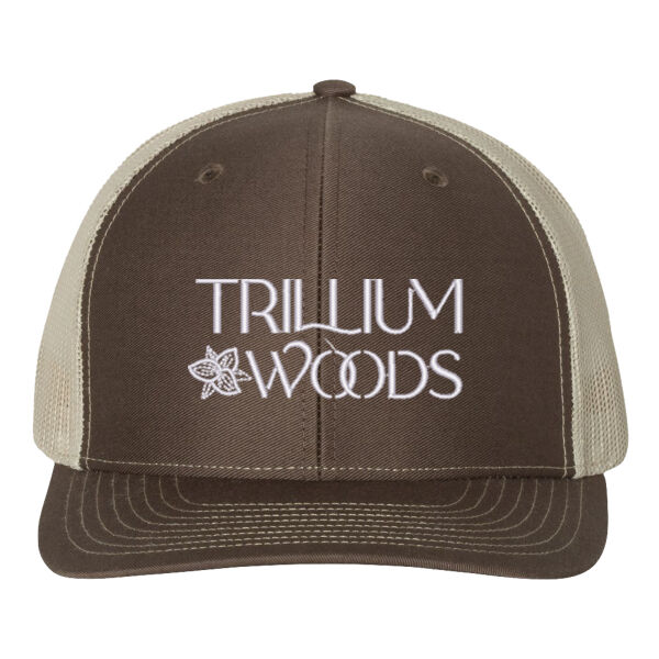 Richardson Trillium Woods Embroidered- - Snapback Trucker Cap Thumbnail